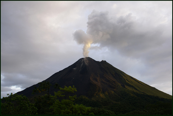 De Arenal vulkaan