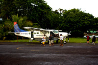 Luchthaven bij Tortuguero NP