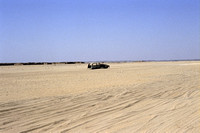 Wrak in de woestijn