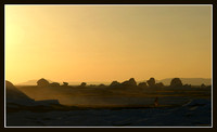 Sunset at White Desert